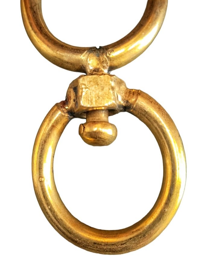 ADILAID Bhawar Kadi Golden Colour for Goat,Sheep,Dog,Cat Rope or Cattles Tying Rope 360 Degree Rotation for Animal Use (Pack of 3) - Image 3